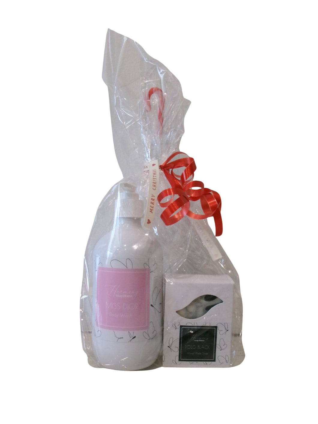 Christmas Gift Boxes and Clear Cellophane Wrapping