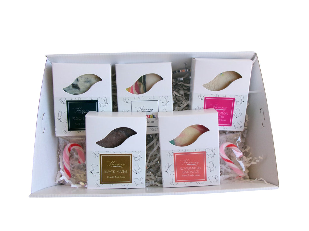 Christmas Gift Boxes and Clear Cellophane Wrapping